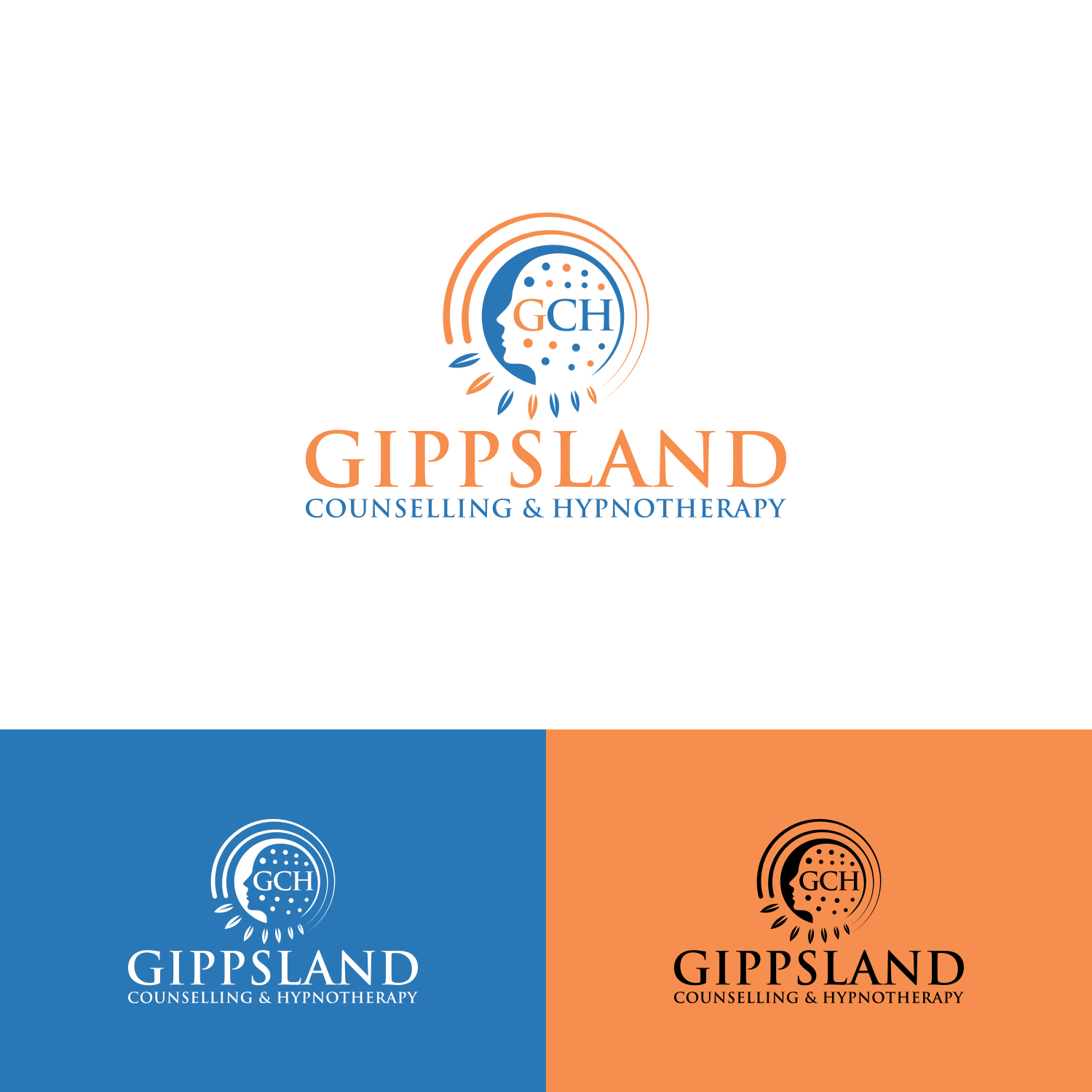 Logo Design by MG.graphics for Gippsland Counselling & Hypnotherapy | Design #25271092