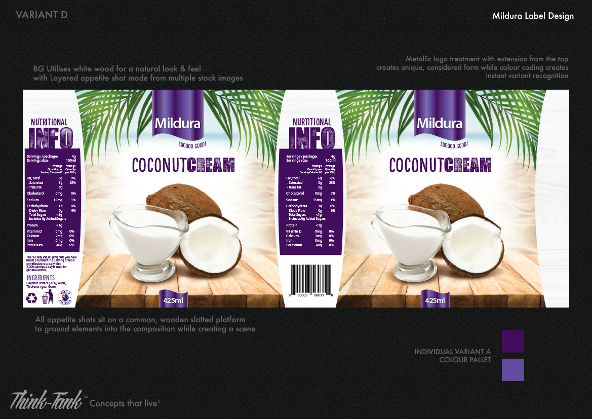 Etikett-Design von The Think Tank für All & Sundry PTY LTD | Design #25297490