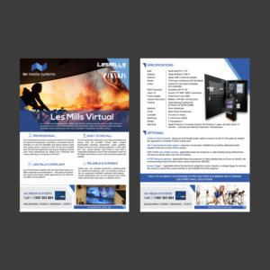 Les Mills Virtual Flyer A4 2pg  | Design de Flyer par Schöpfer