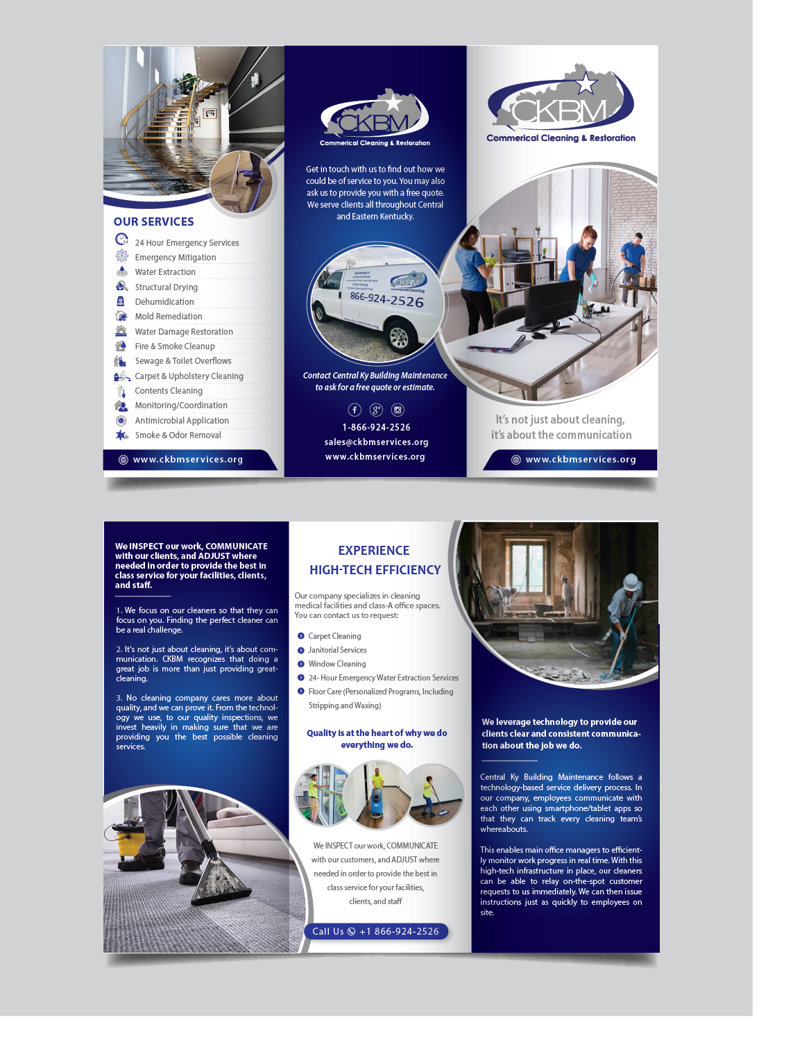 Broschüren-Design von alex989 für CKBM Services | Design #25283380