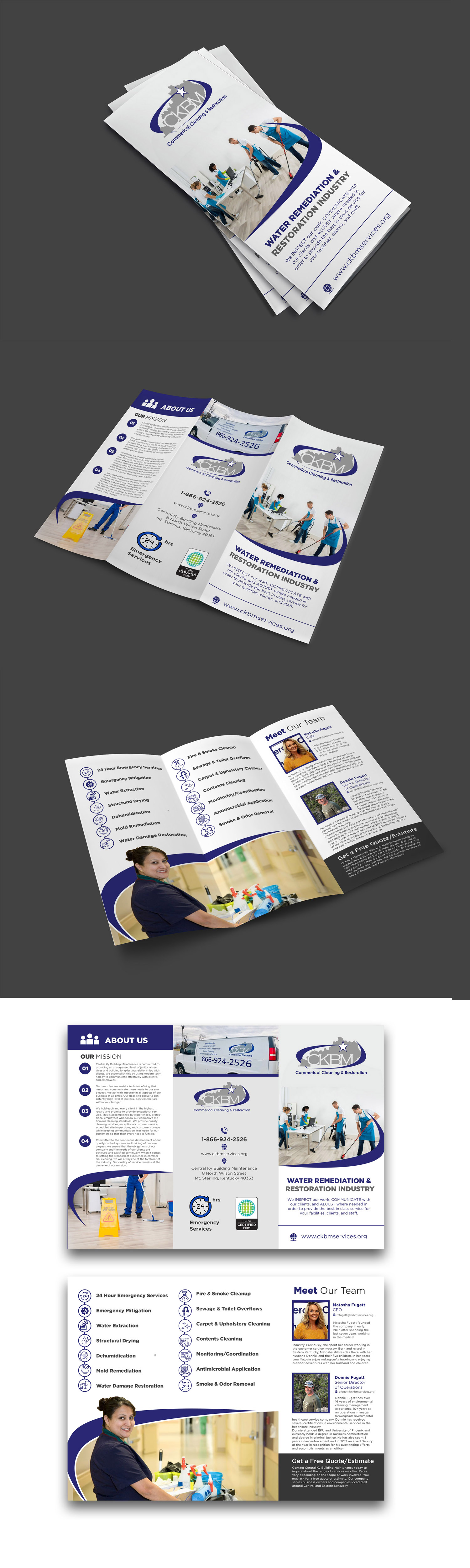 Broschüren-Design von debdesign für CKBM Services | Design #25278491