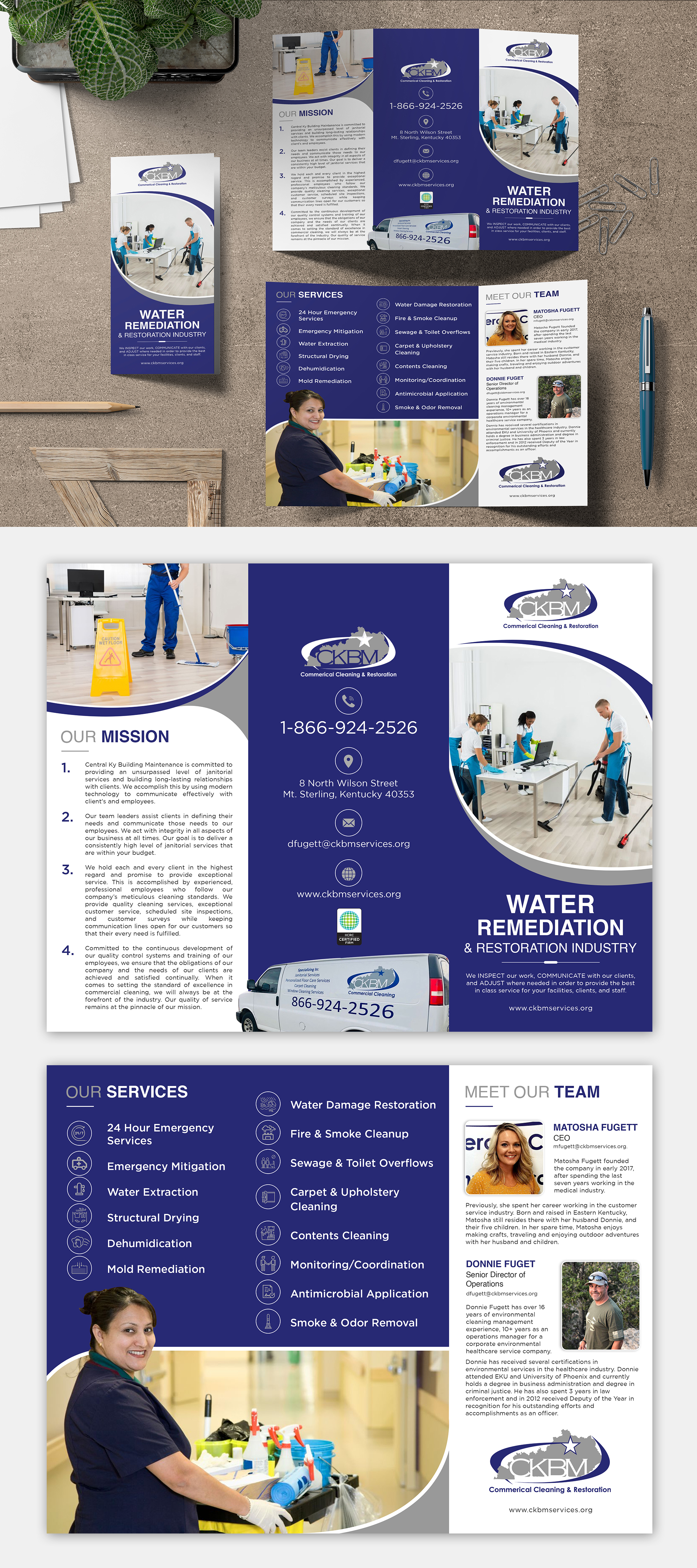 Design de Brochure par debdesign pour CKBM Services | Design #25282658