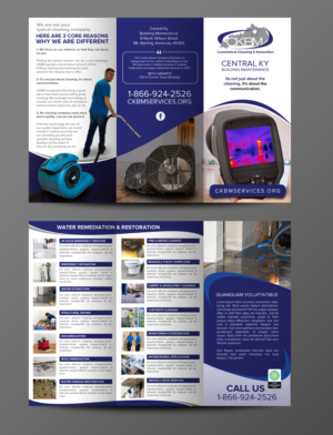 Water Remediation & Restoration Industry | Brochure Design by chandrayaan.creative