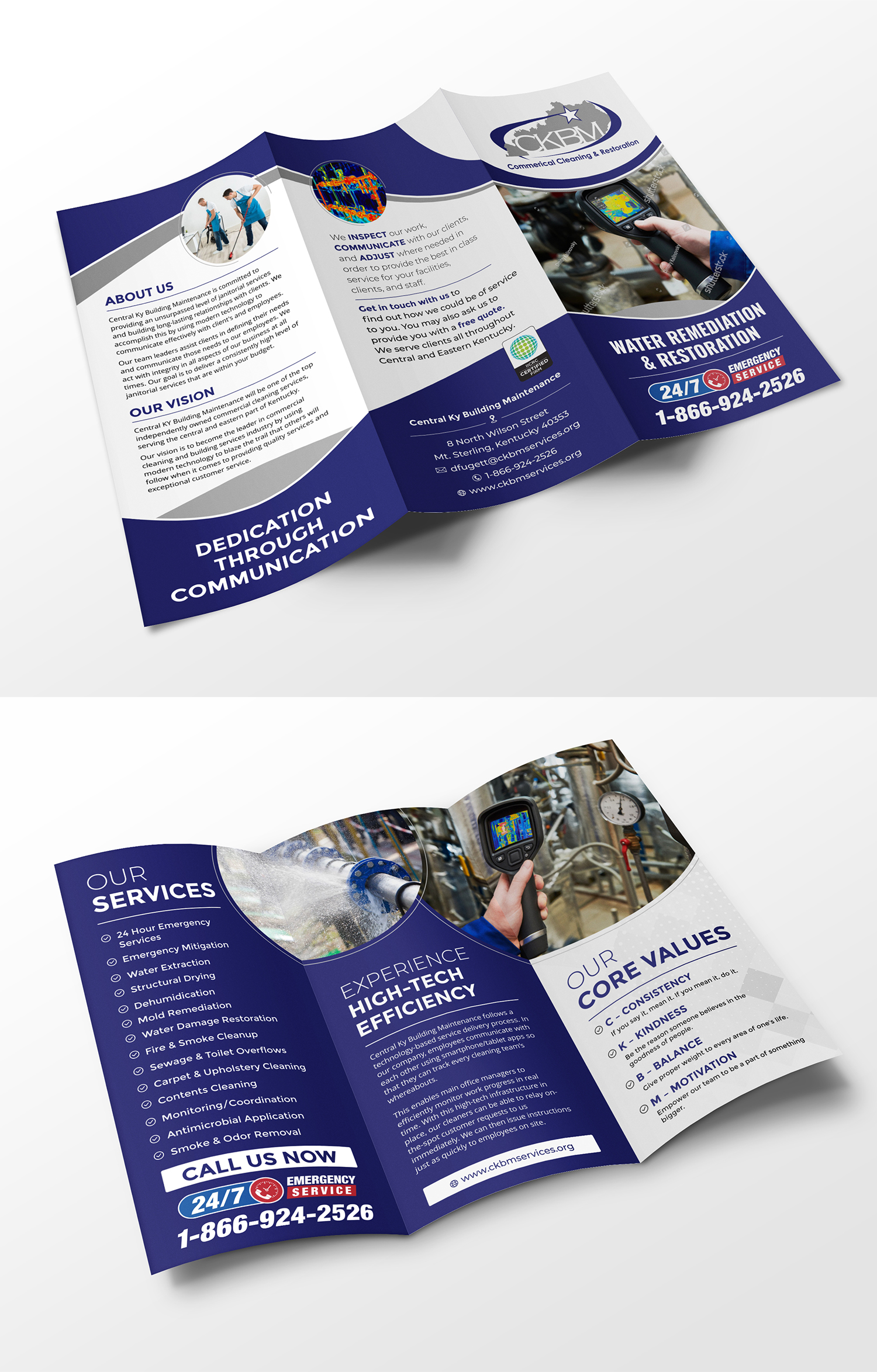 Broschüren-Design von ecorokerz für CKBM Services | Design #25275230