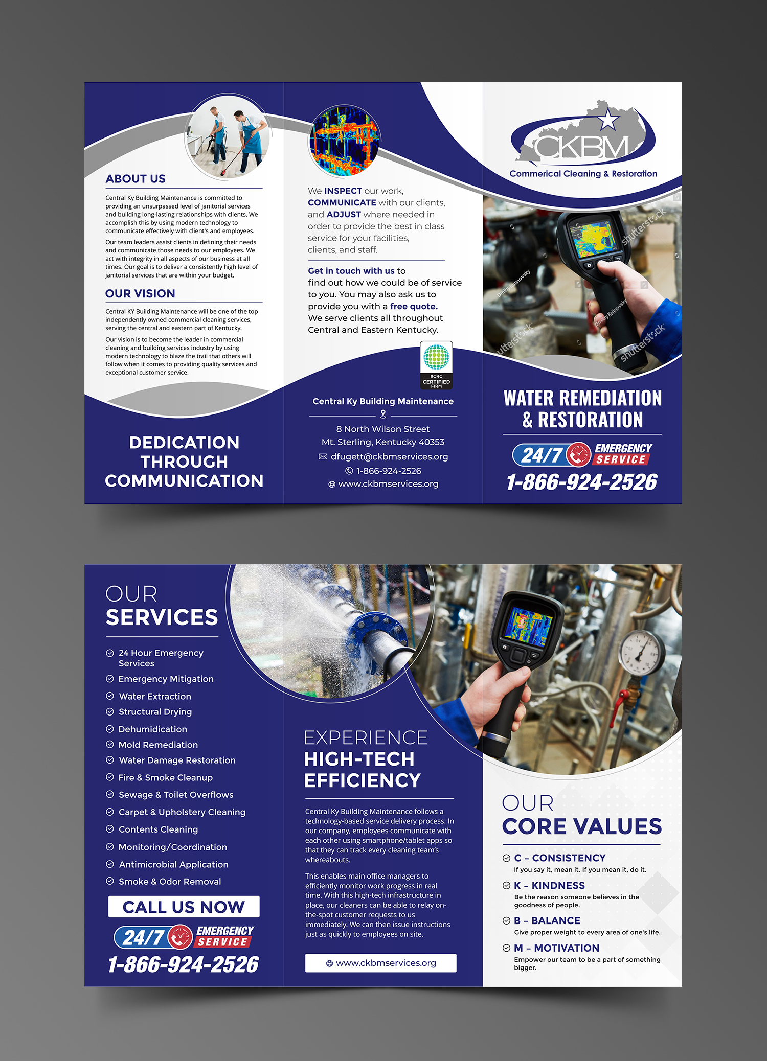 Brochure Design by ecorokerz for CKBM Services | Design #25275232