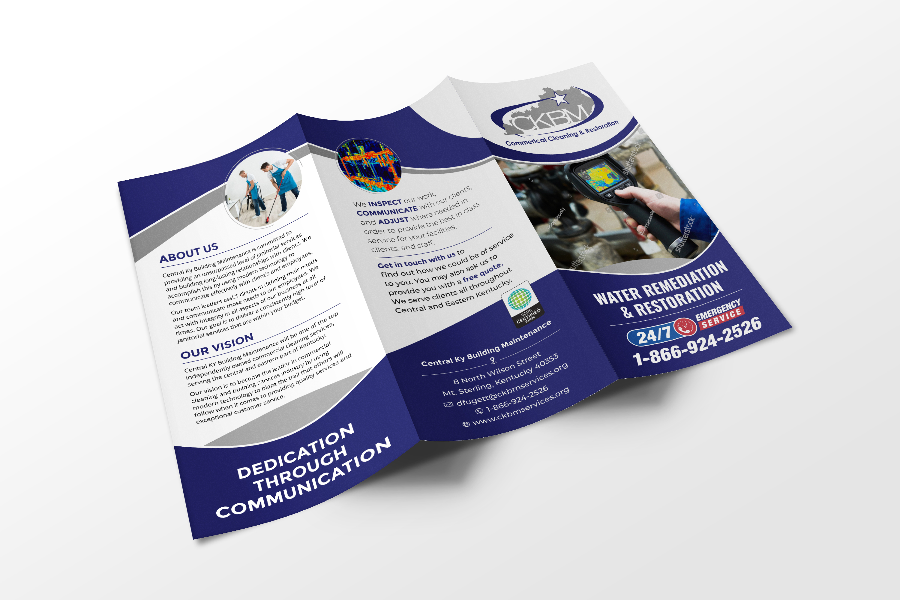 Broschüren-Design von ecorokerz für CKBM Services | Design #25275233