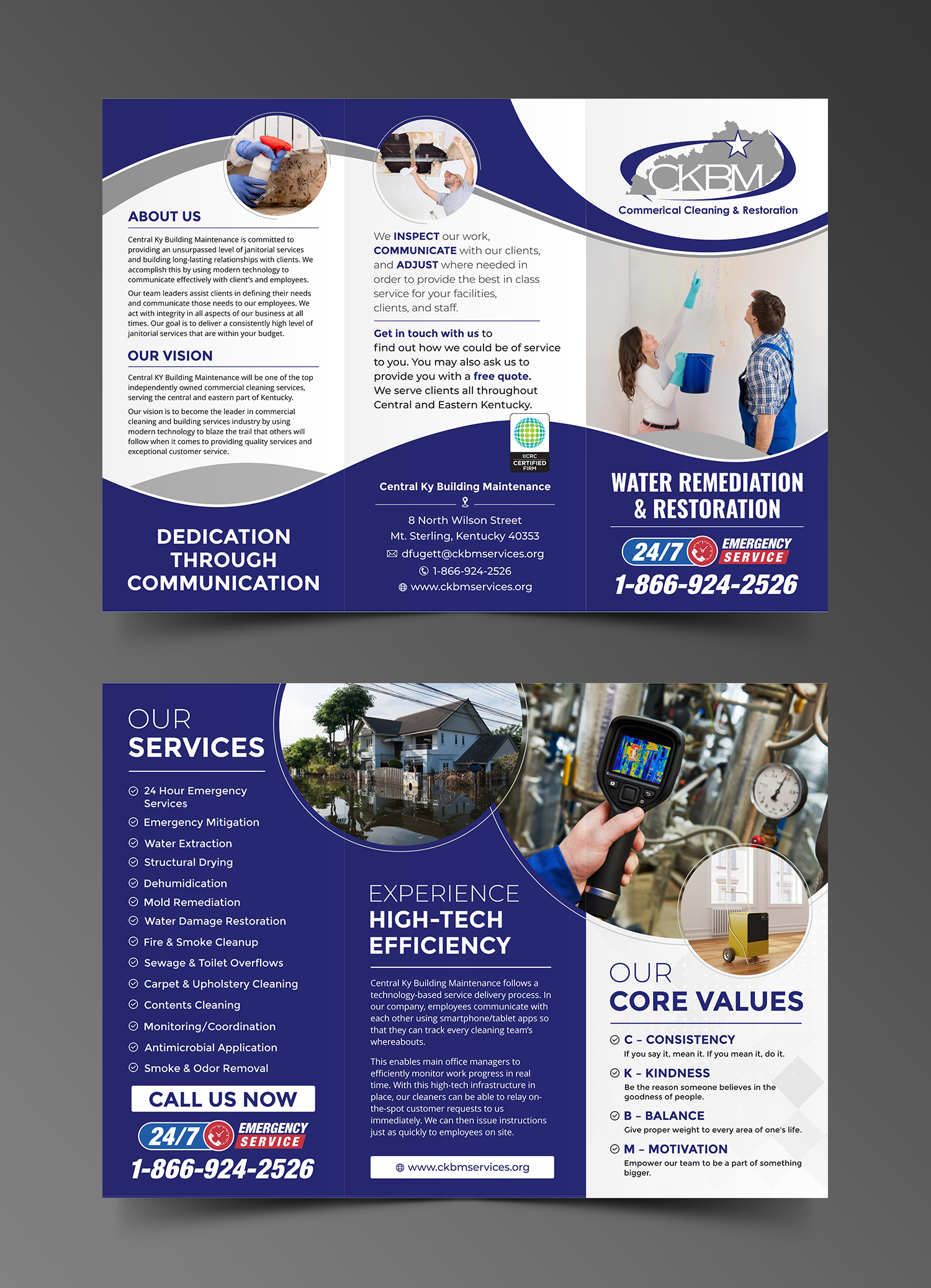 Brochure Design by ecorokerz for CKBM Services | Design #25281403