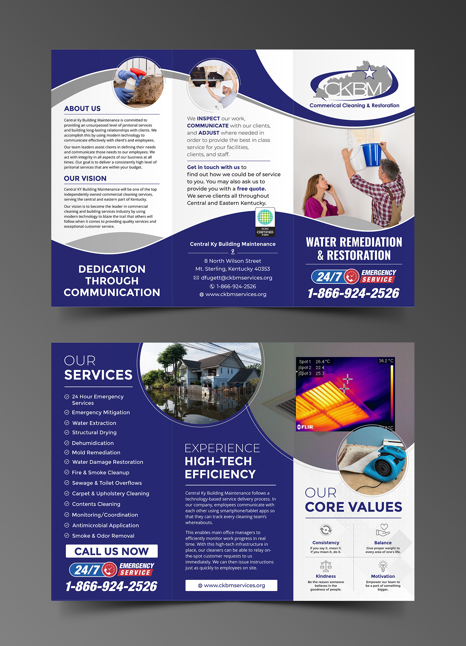 Brochure Design by ecorokerz for CKBM Services | Design #25293649
