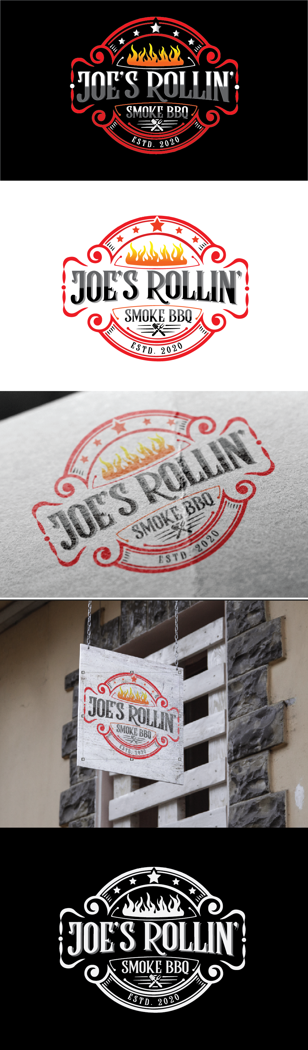 Design de Logo par javed.iqbal pour Joe's Rollin' Smoke BBQ | Design #25290977