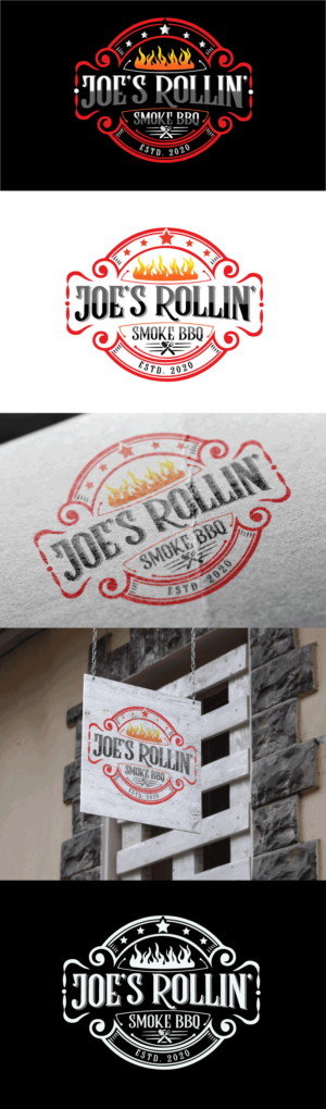 Design de Logo par javed.iqbal pour Joe's Rollin' Smoke BBQ | Design #25291020