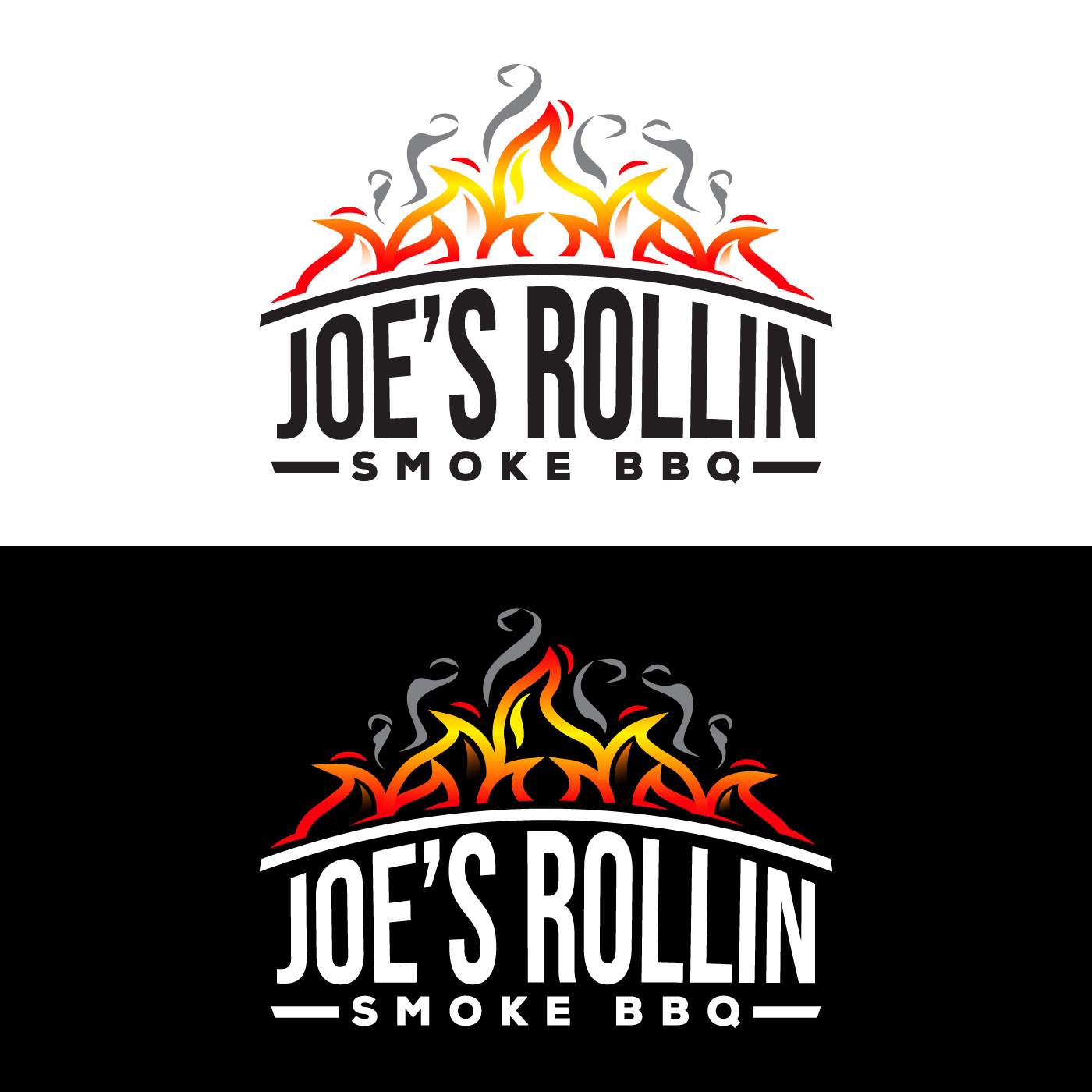 Design de Logo par sangeloenriquez pour Joe's Rollin' Smoke BBQ | Design #25271266