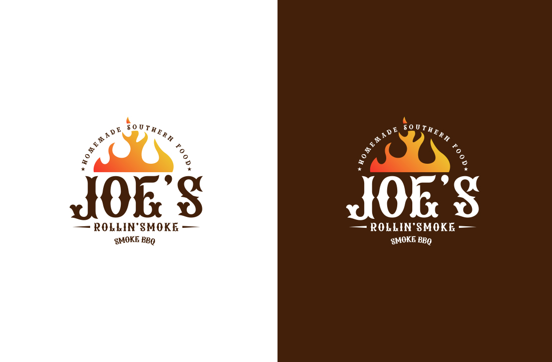 Diseño de Logo por GLDesigns para Joe's Rollin' Smoke BBQ | Diseño #25265998