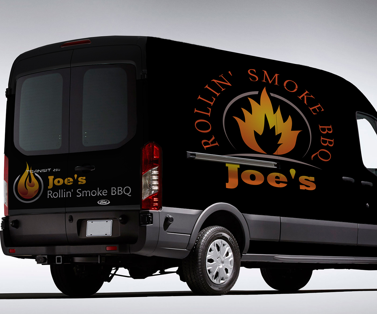 Logo Design by RKDesign29 for Joe's Rollin' Smoke BBQ | Design #25289572