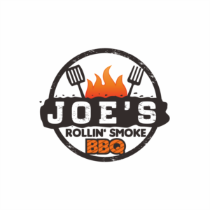Joe's Rollin' Smoke BBQ | Logo Design by mazyo2x