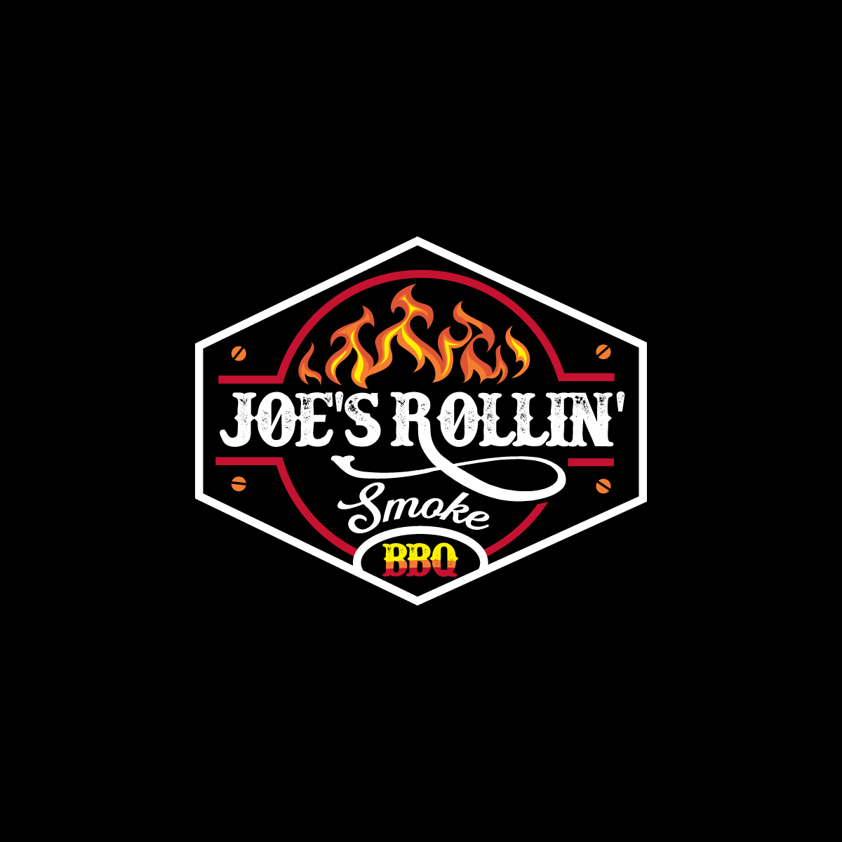 Design de Logo par Kreative Fingers pour Joe's Rollin' Smoke BBQ | Design : #25271360