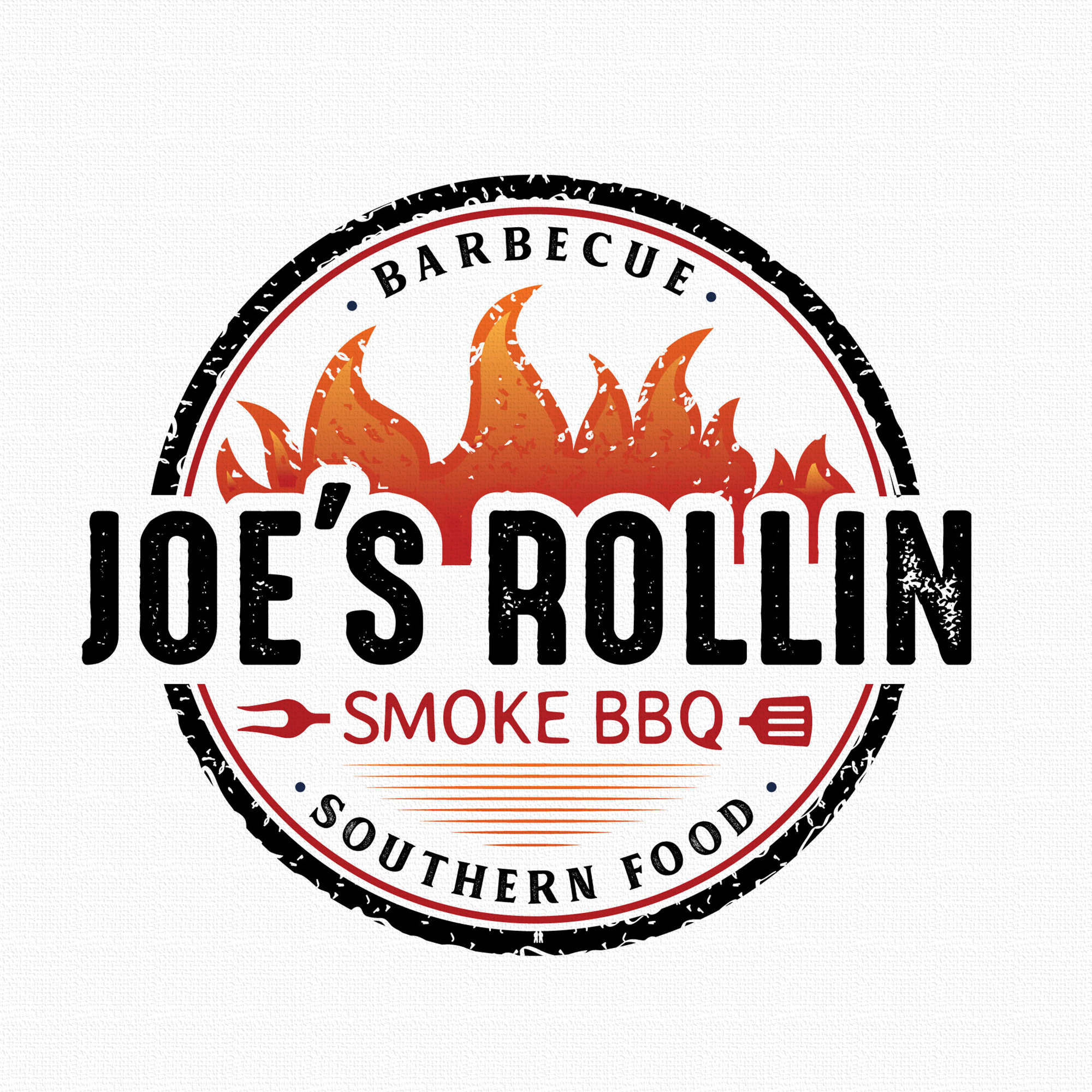 Logo Design by prakash.vermajp for Joe's Rollin' Smoke BBQ | Design #25287600