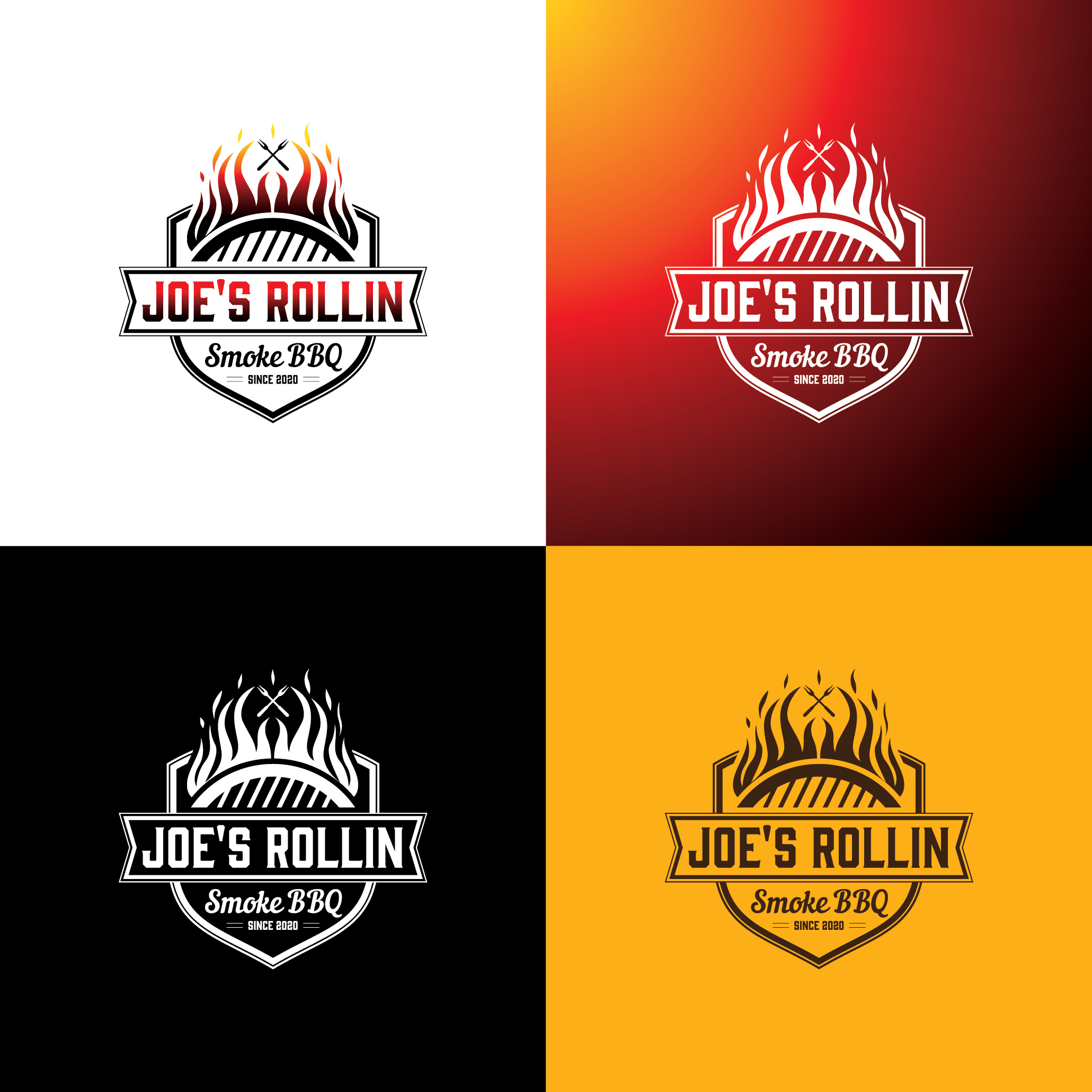 Design de Logo par Muhammad Imran 3 pour Joe's Rollin' Smoke BBQ | Design #25268263