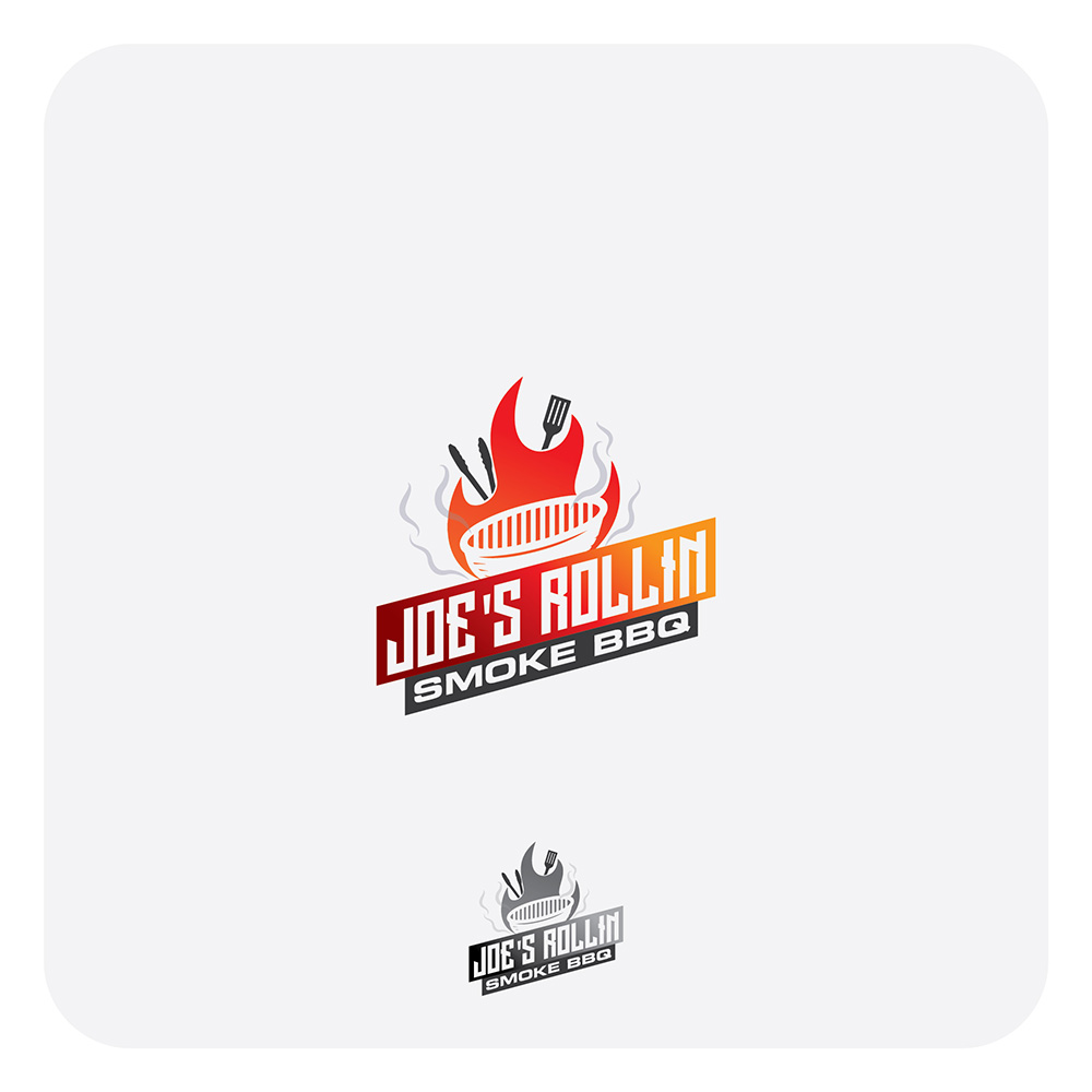 Design de Logo par Maxo-Biz pour Joe's Rollin' Smoke BBQ | Design #25269808
