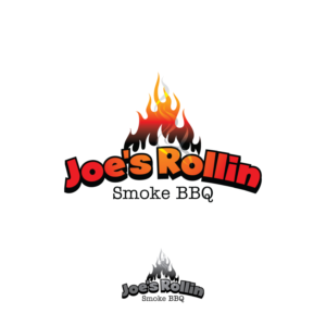 Joe's Rollin' Smoke BBQ | Logo Design by Rii