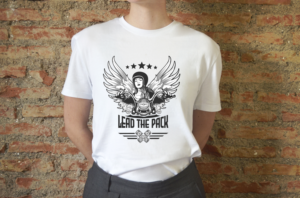 Female owned motorcycle inspired clothing brand  | Diseño de Camiseta por digitalpolo.com