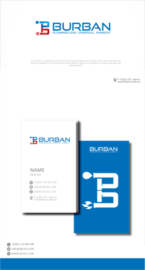 Logo Design by graphicevolution for Burban Plumbing & Gas | Design: #25274960