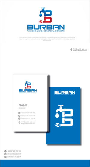 Logo Design by graphicevolution for Burban Plumbing & Gas | Design: #25274961