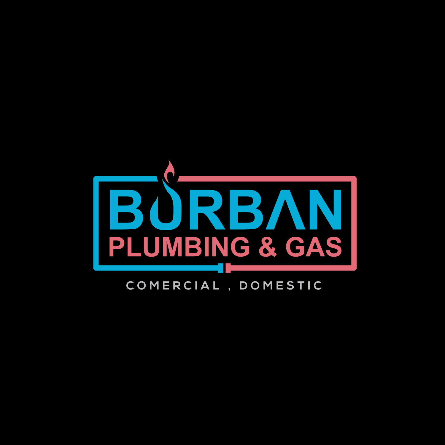 Diseño de Logo por geni para Burban Plumbing & Gas | Diseño #25274563