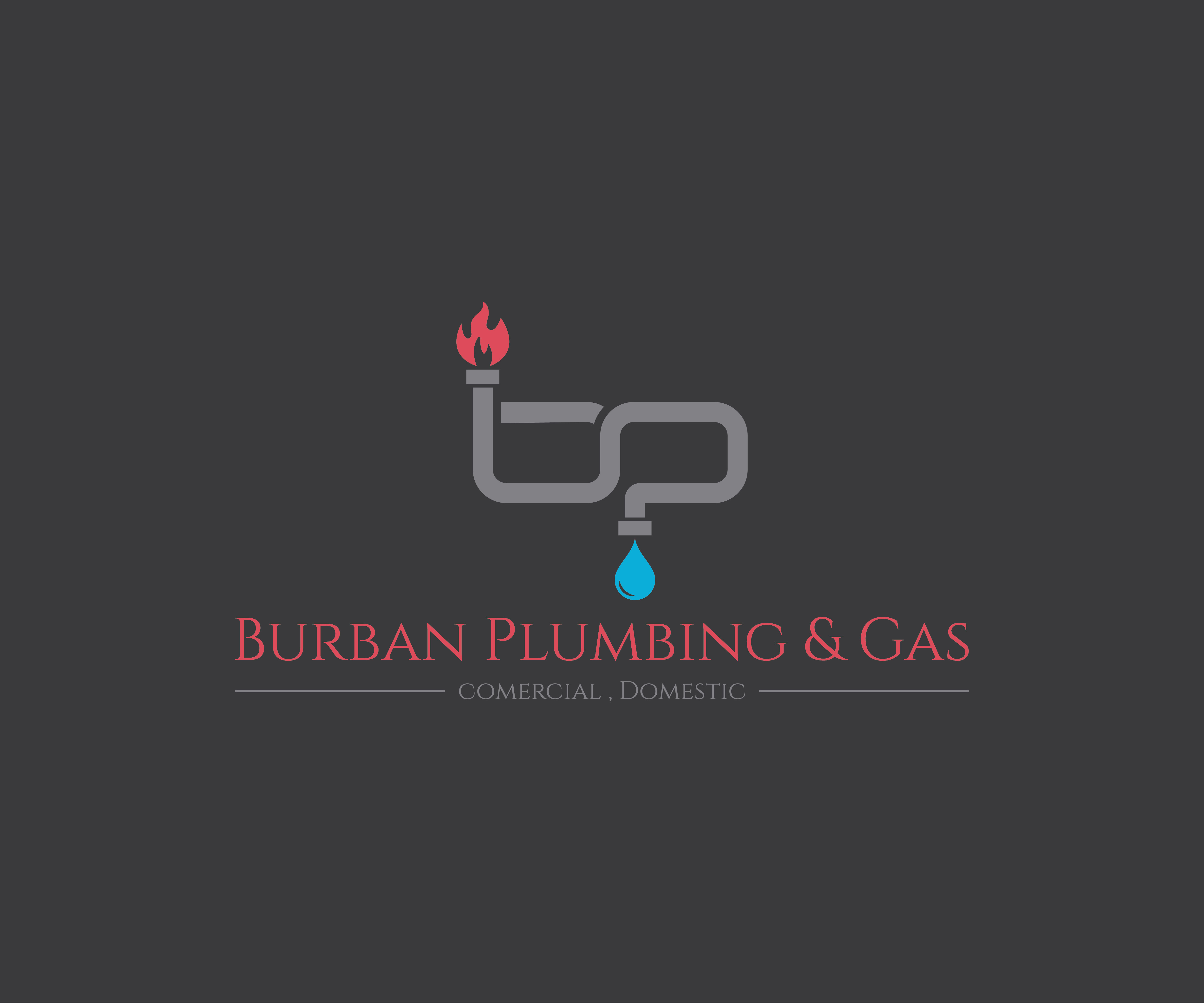 Logo-Design von UN für Burban Plumbing & Gas | Design #25272229