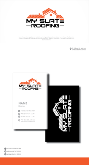 Logo-Design von graphicevolution für My S late Roofing | Design: #25275556
