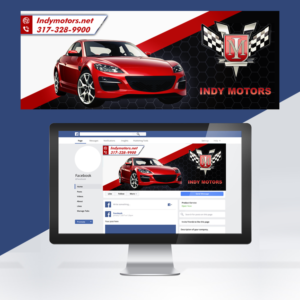 Facebook Design by bext22 for Indy Motors, Inc. | Design #25283427