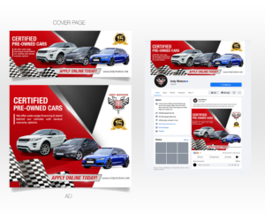Indy Motors, Inc.  Automotive Dealership needs a banging Facebook Page!! | Facebook-Design von Luniere Designs