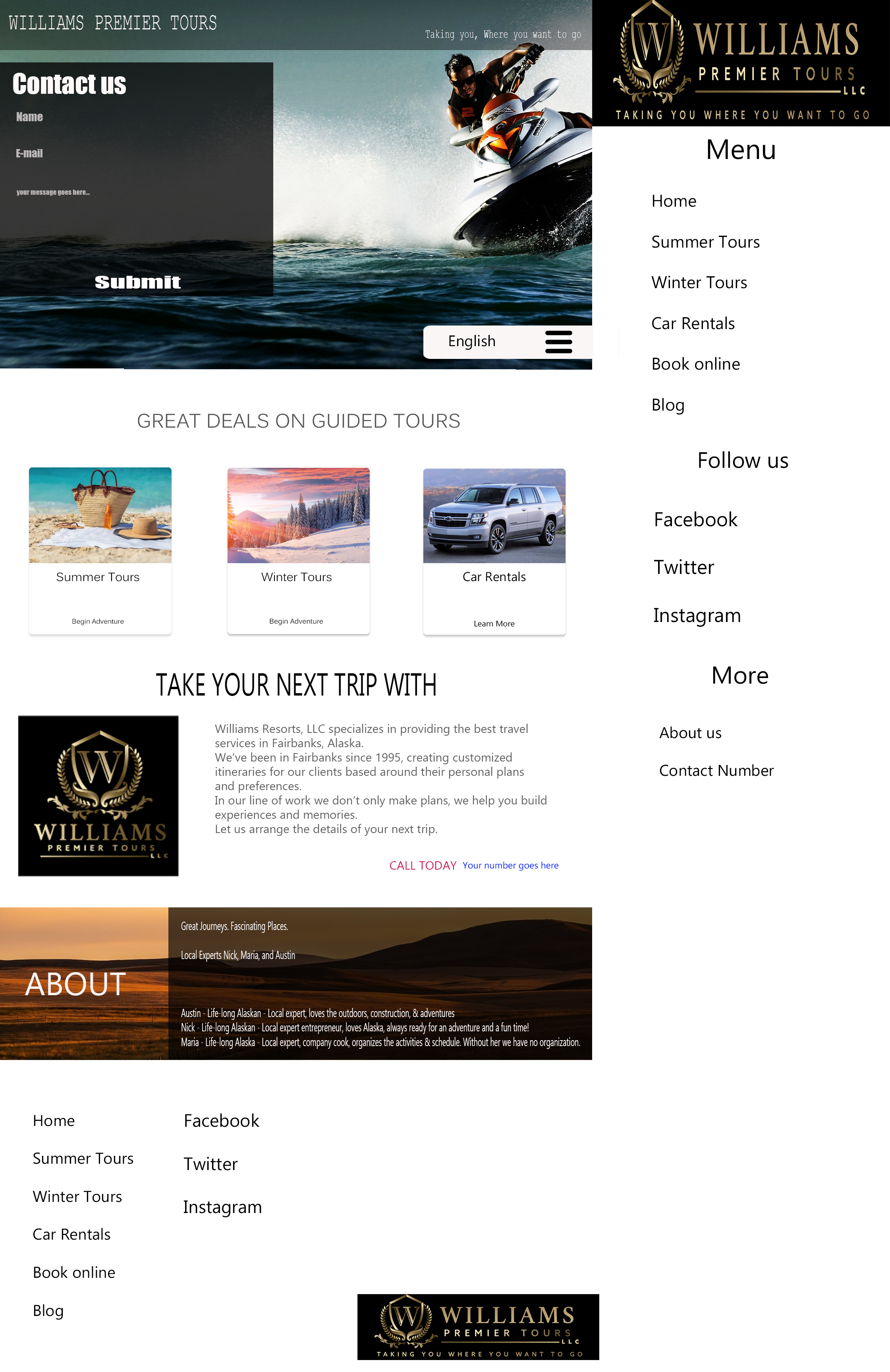 Web Design by king k for Williams LLC   | Design #25274431