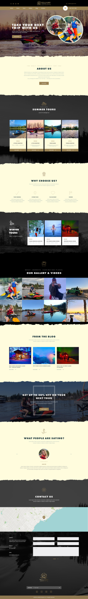 Website Design For our Tour Company | Web Design par Mukarram Haidari