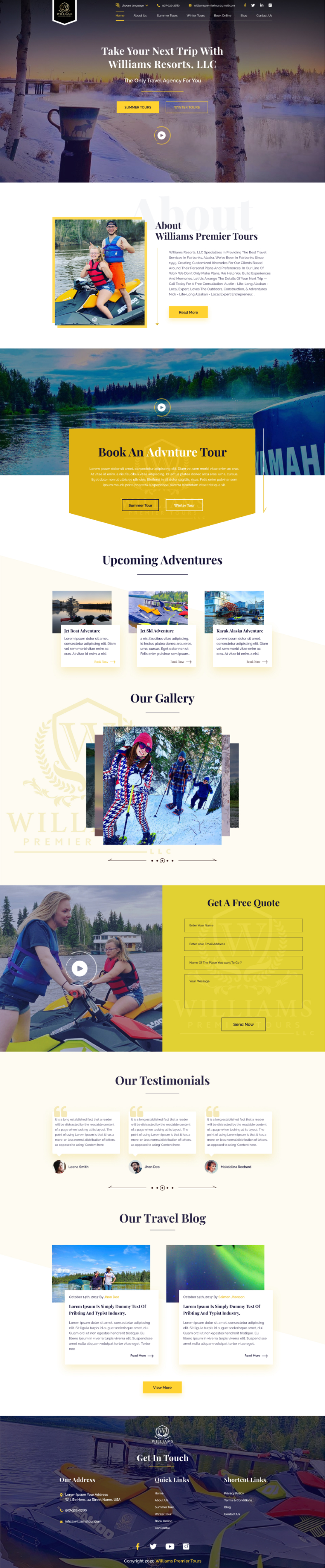 Web-Design von ArtBeat Technology für Williams LLC   | Design #25294274