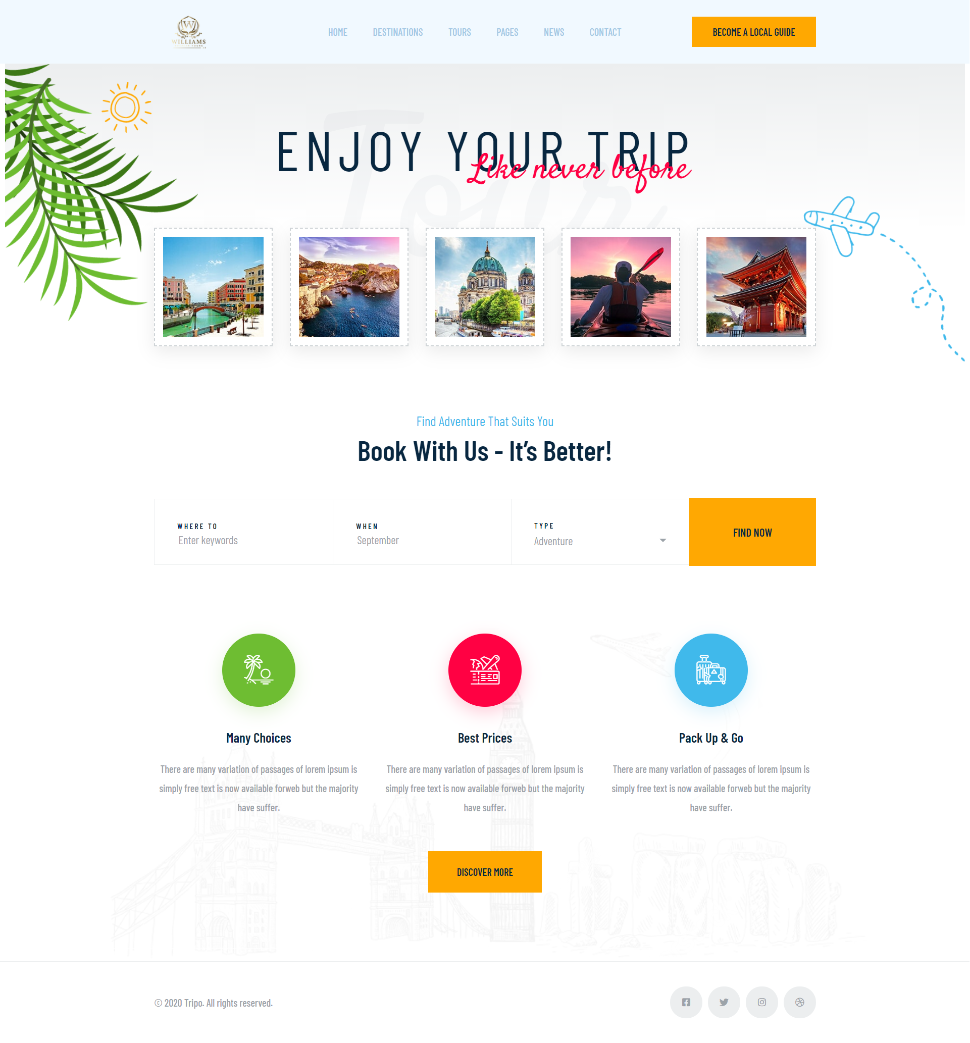 Web Design by Tobias Kro for Williams LLC   | Design #25290859