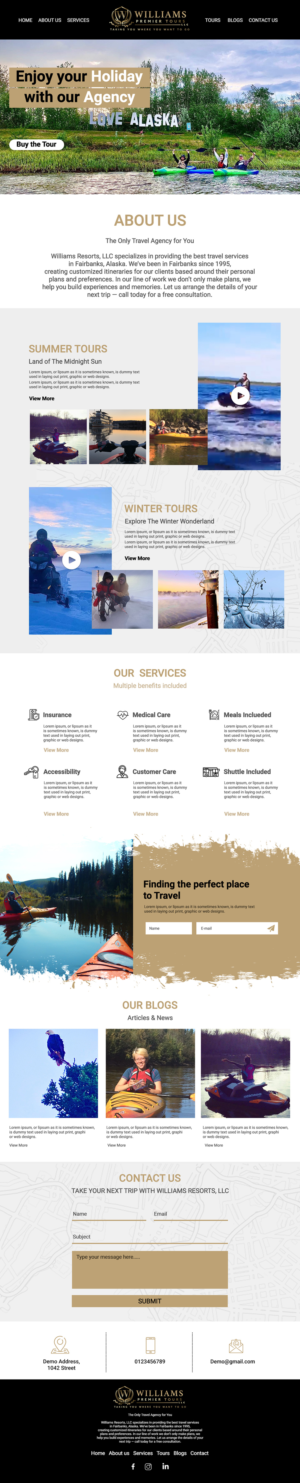 Diseño Web por Creative Slices para Williams LLC   | Diseño: #25299845