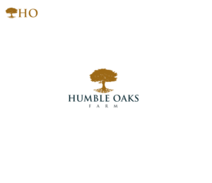 Humble Oaks (on the same line) Farm | Logo Design by logo_s