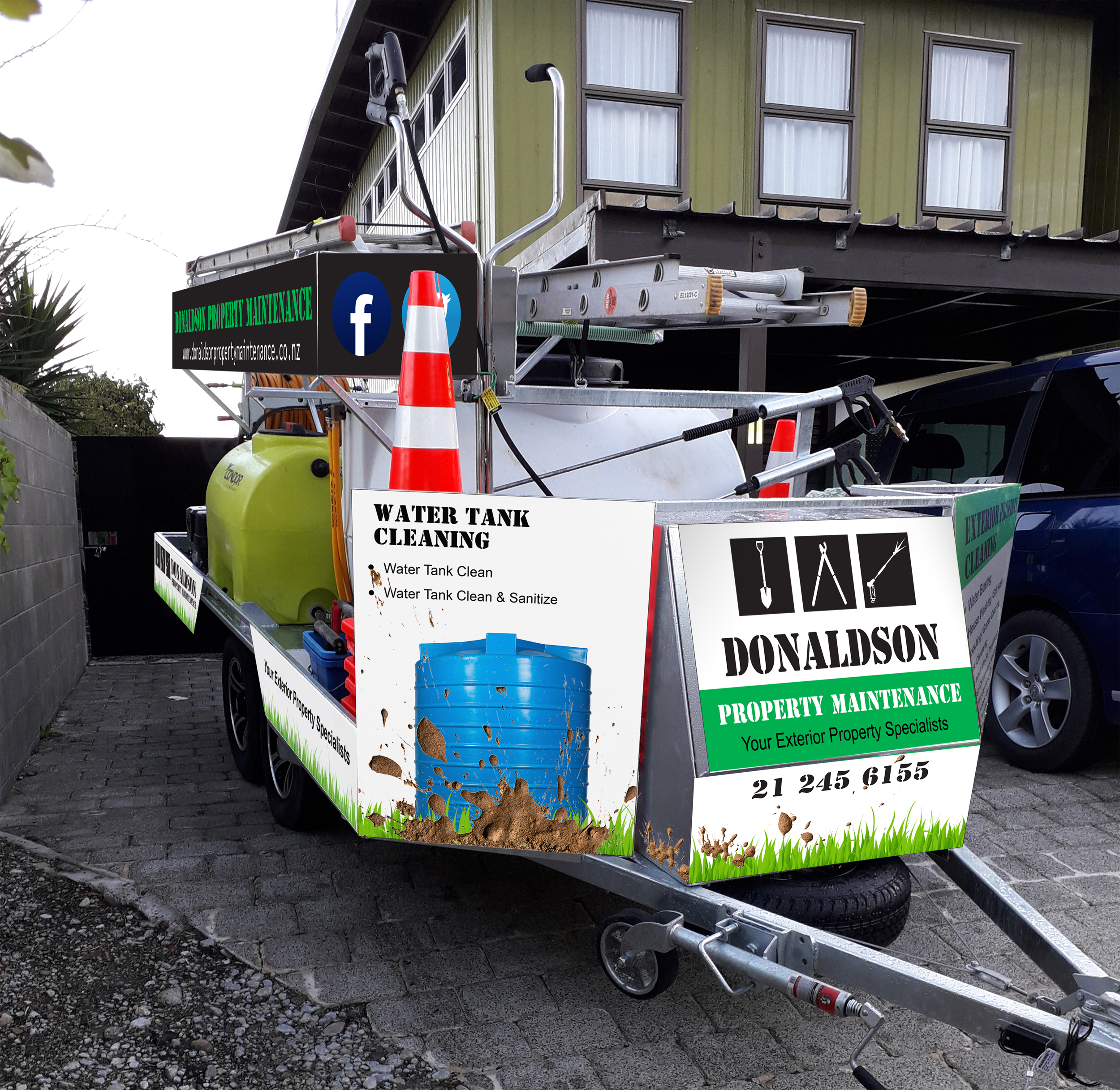 Graphic Design by Pint & Promotional Projects for Donaldson Property Maintenance | Design #25318855