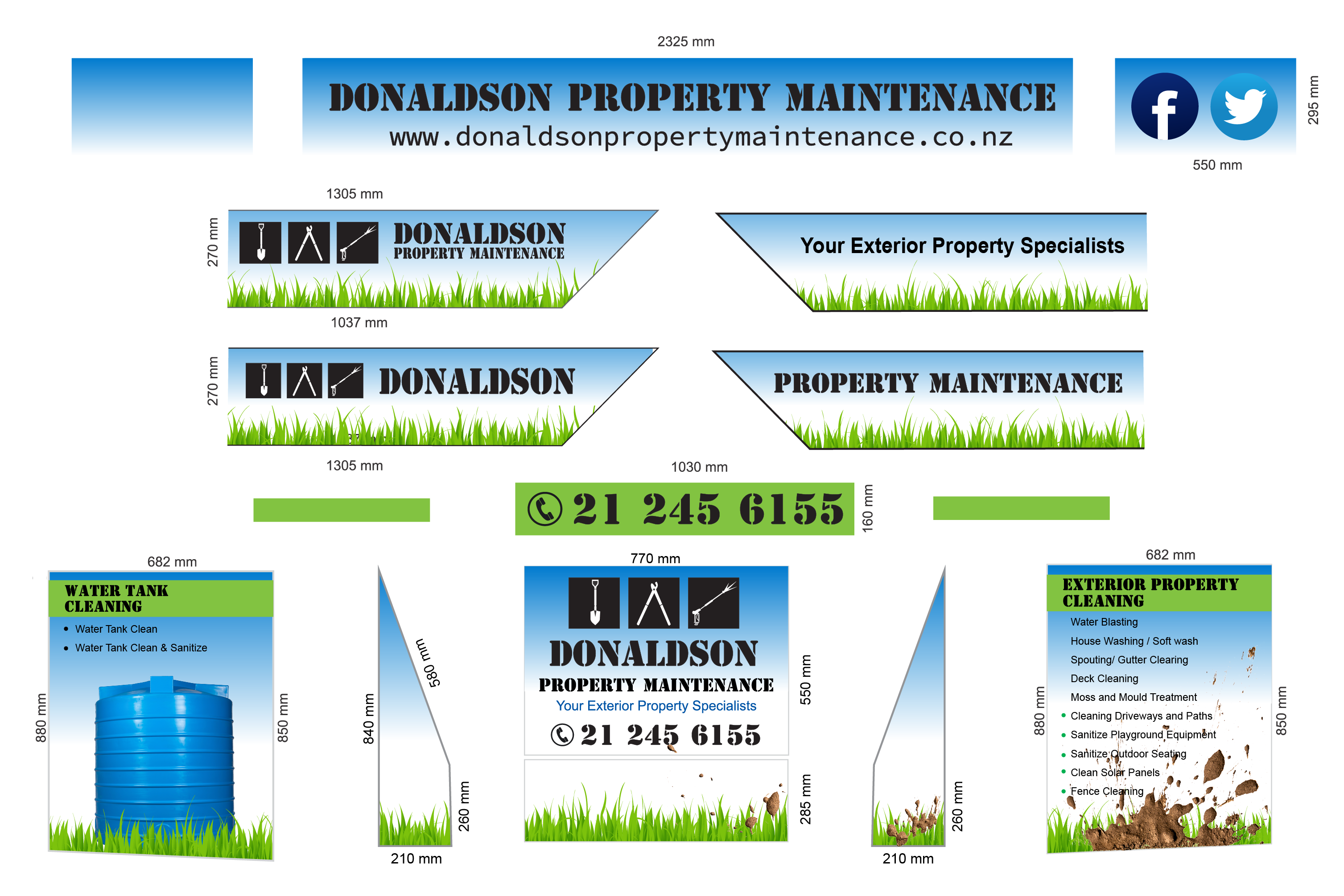 Graphic Design by Pint & Promotional Projects for Donaldson Property Maintenance | Design #25327128