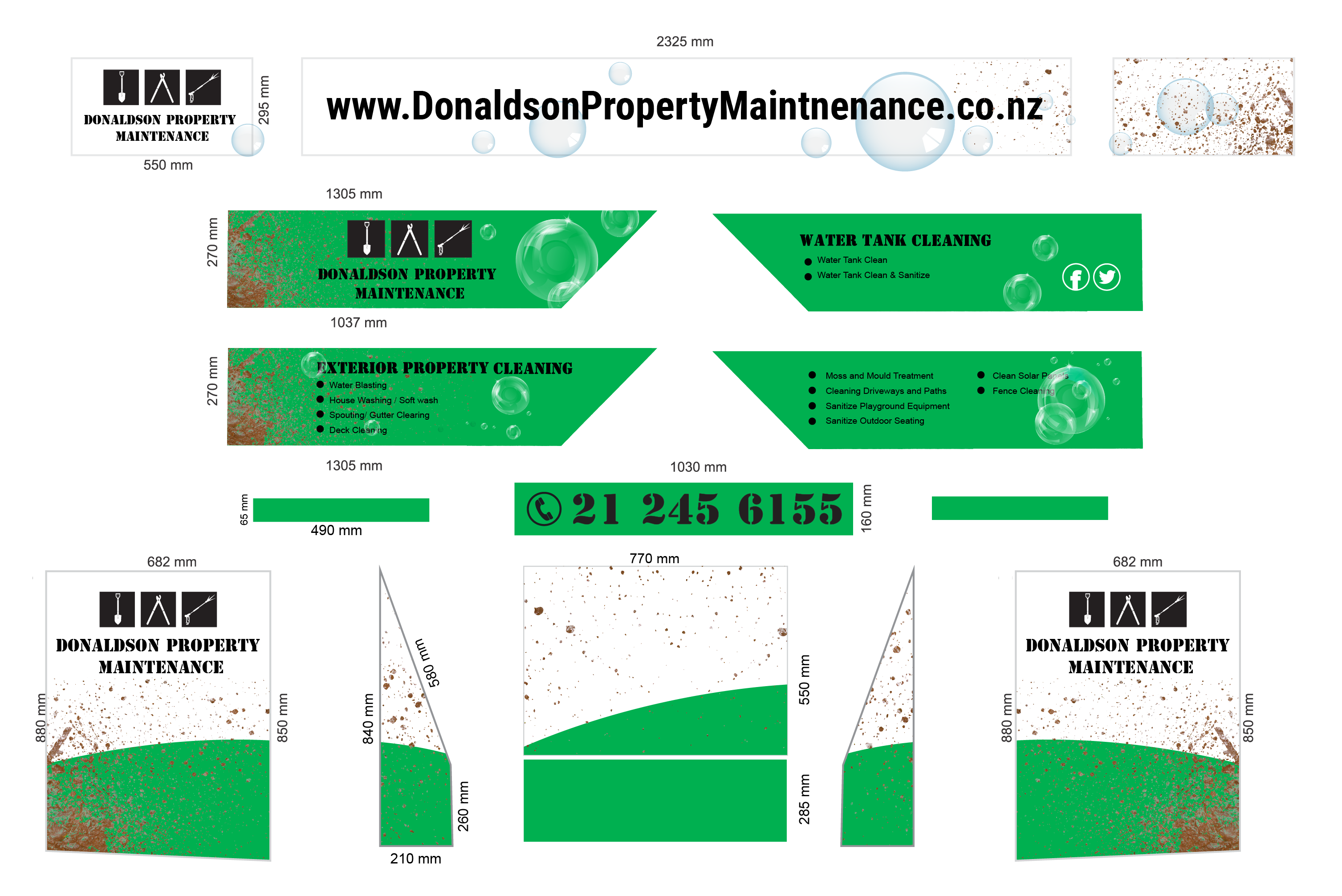 Diseño Gráfico por Pint & Promotional Projects para Donaldson Property Maintenance | Diseño #25340055