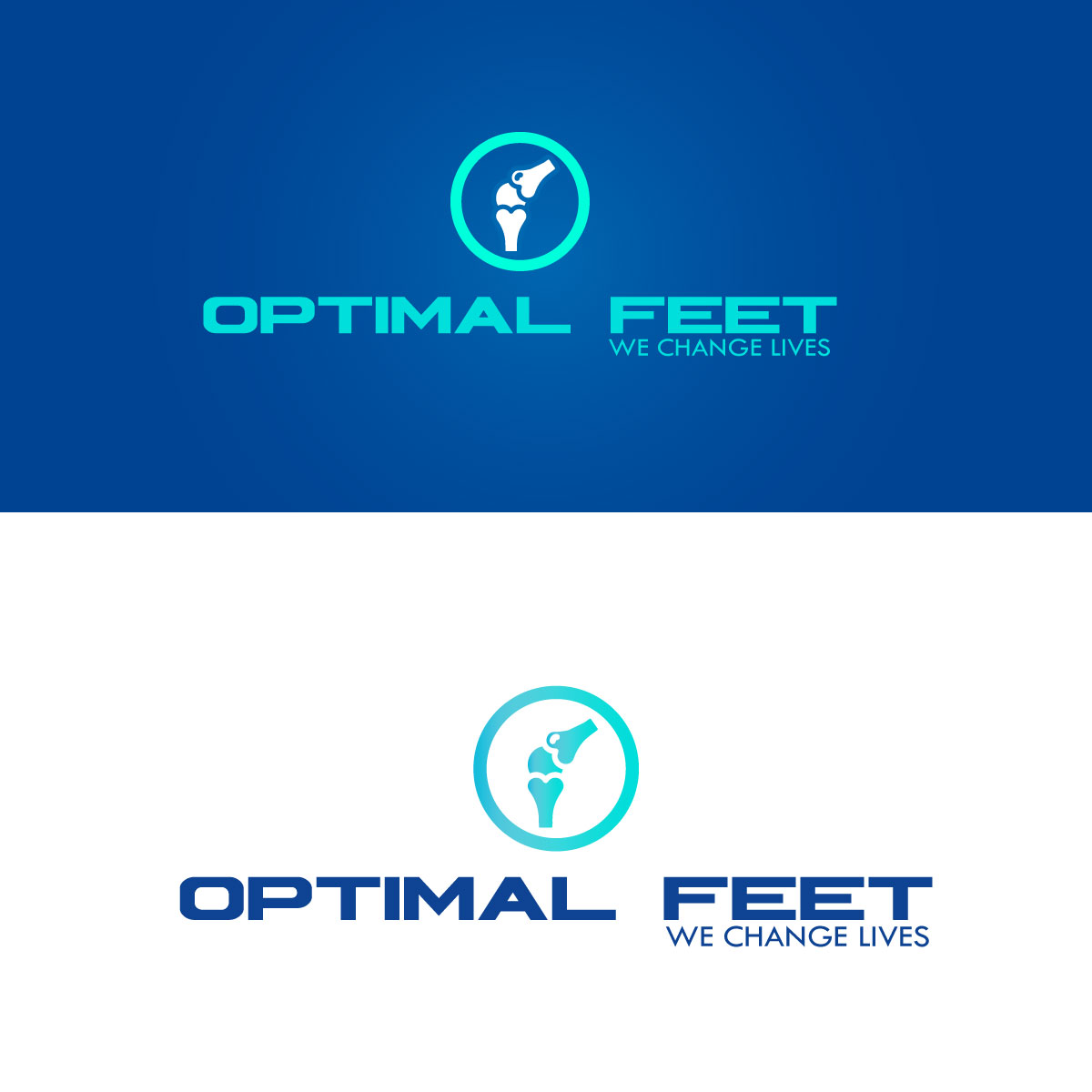Logo Design by EnriqueF for Optimal Feet, LLC | Design #25381114