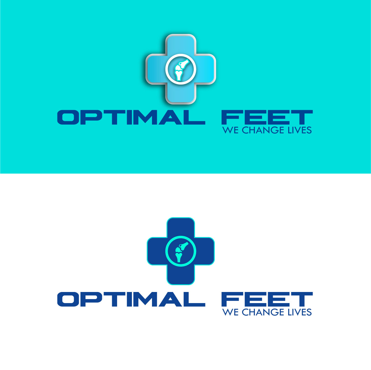 Logo Design by EnriqueF for Optimal Feet, LLC | Design #25381115