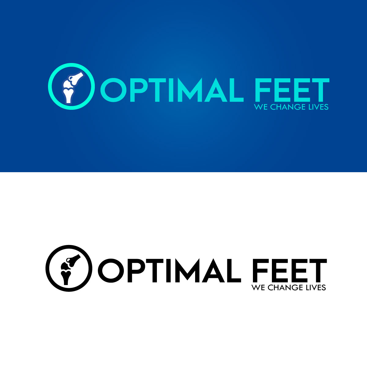Logo Design by EnriqueF for Optimal Feet, LLC | Design #25381147