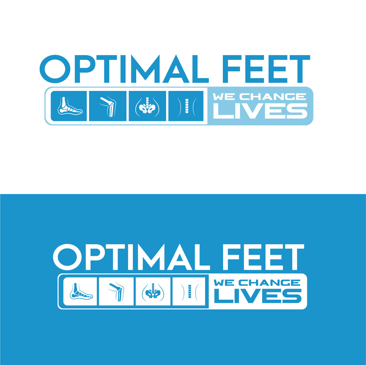 Logo Design by EnriqueF for Optimal Feet, LLC | Design #25402162