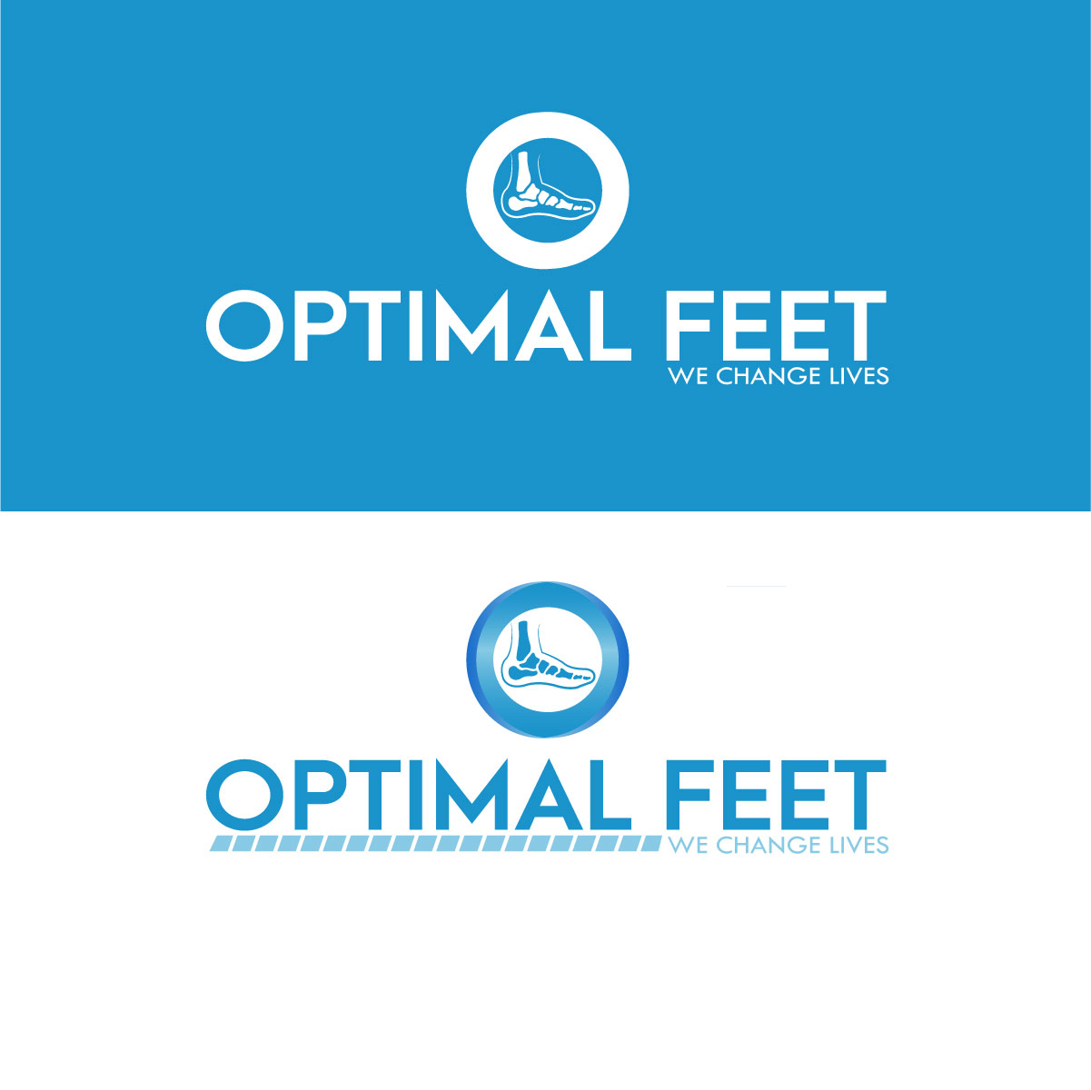 Logo Design by EnriqueF for Optimal Feet, LLC | Design #25402197