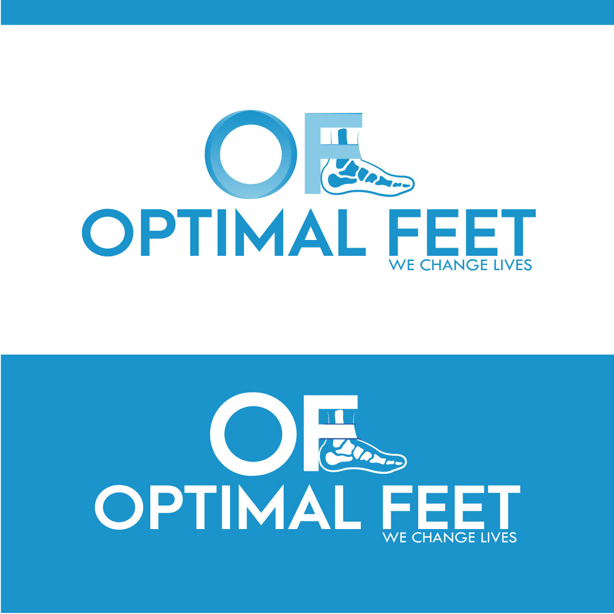 Logo Design by EnriqueF for Optimal Feet, LLC | Design #25402198