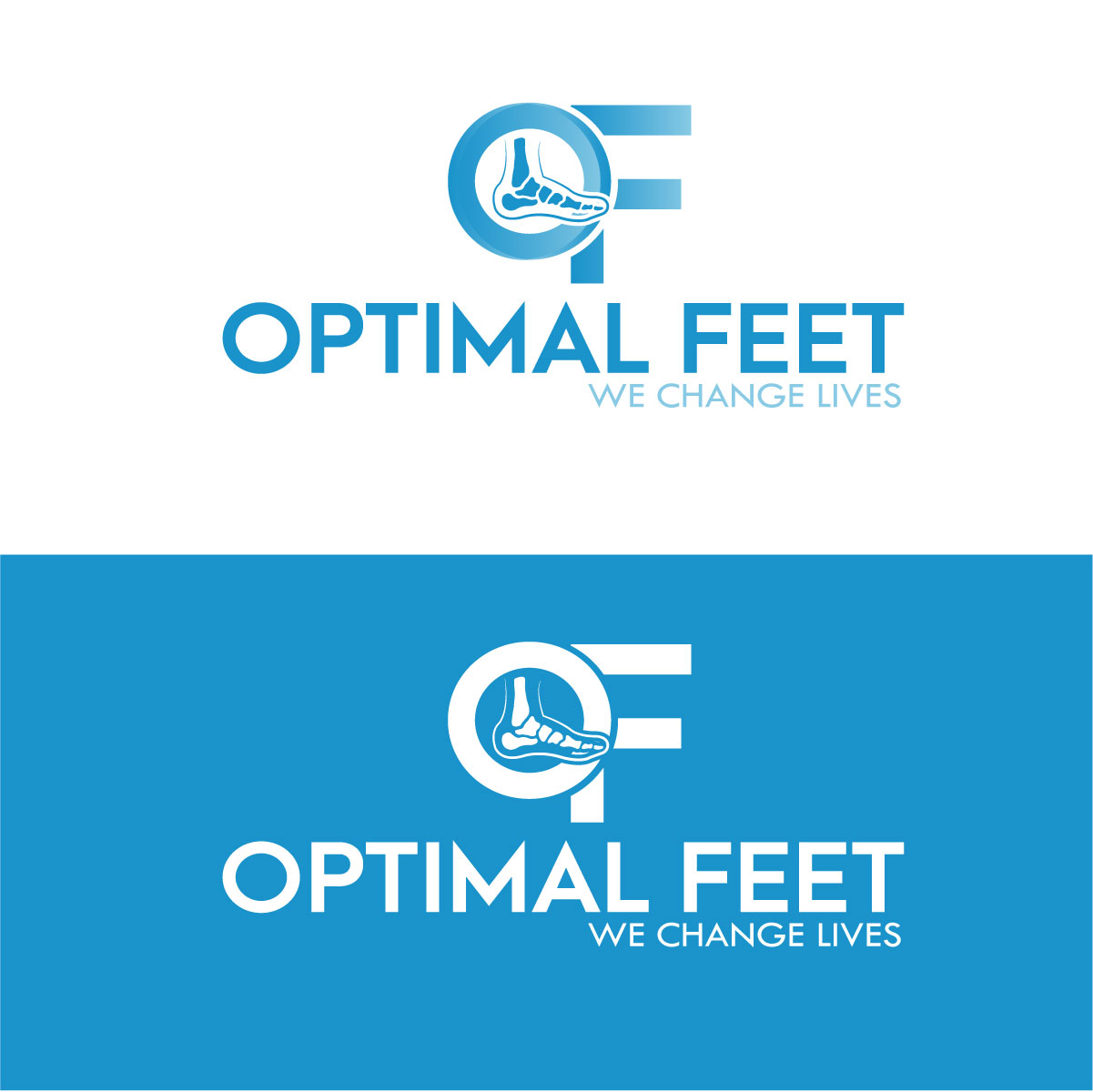 Logo Design by EnriqueF for Optimal Feet, LLC | Design #25402228