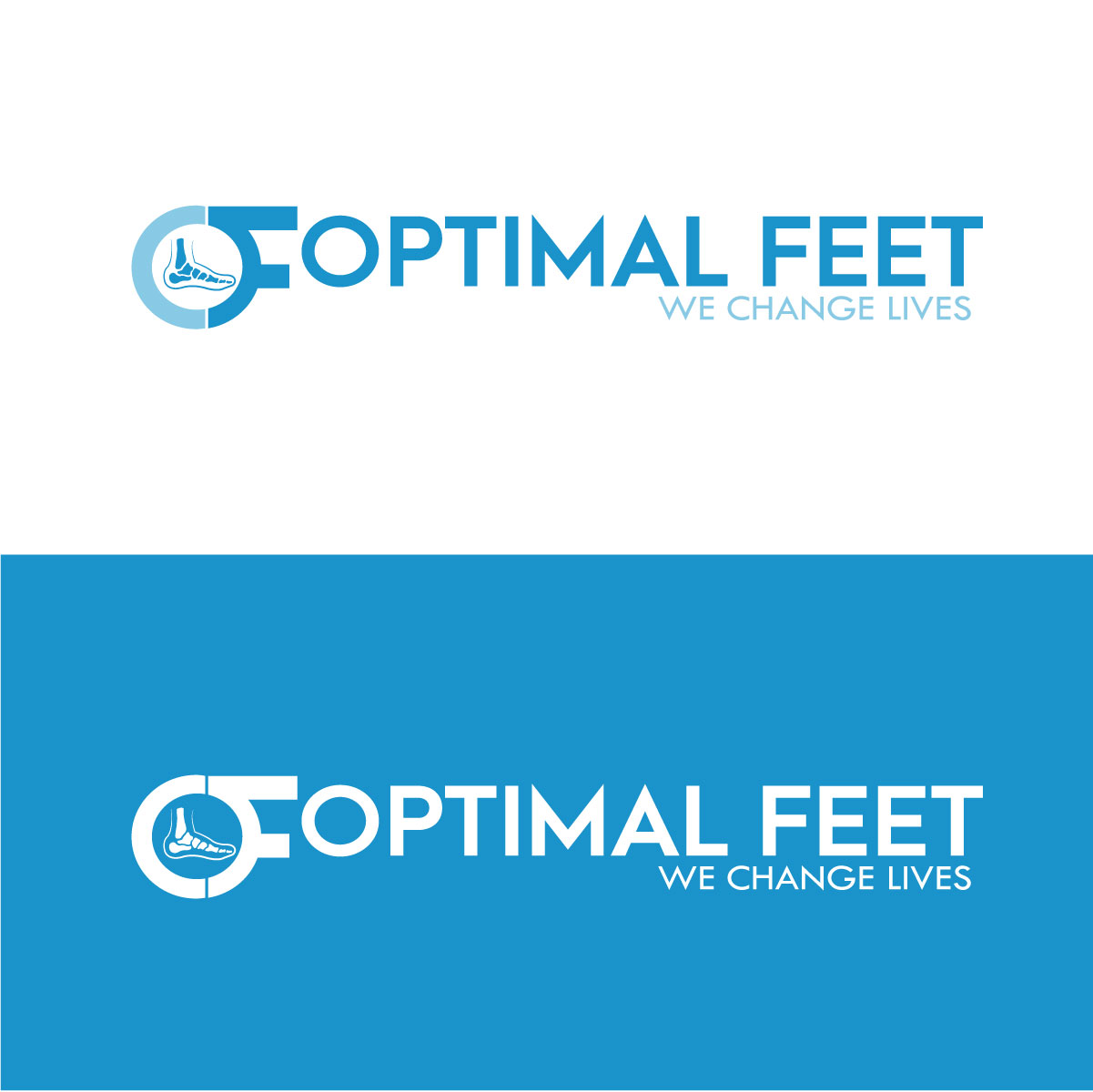 Logo Design by EnriqueF for Optimal Feet, LLC | Design #25407832