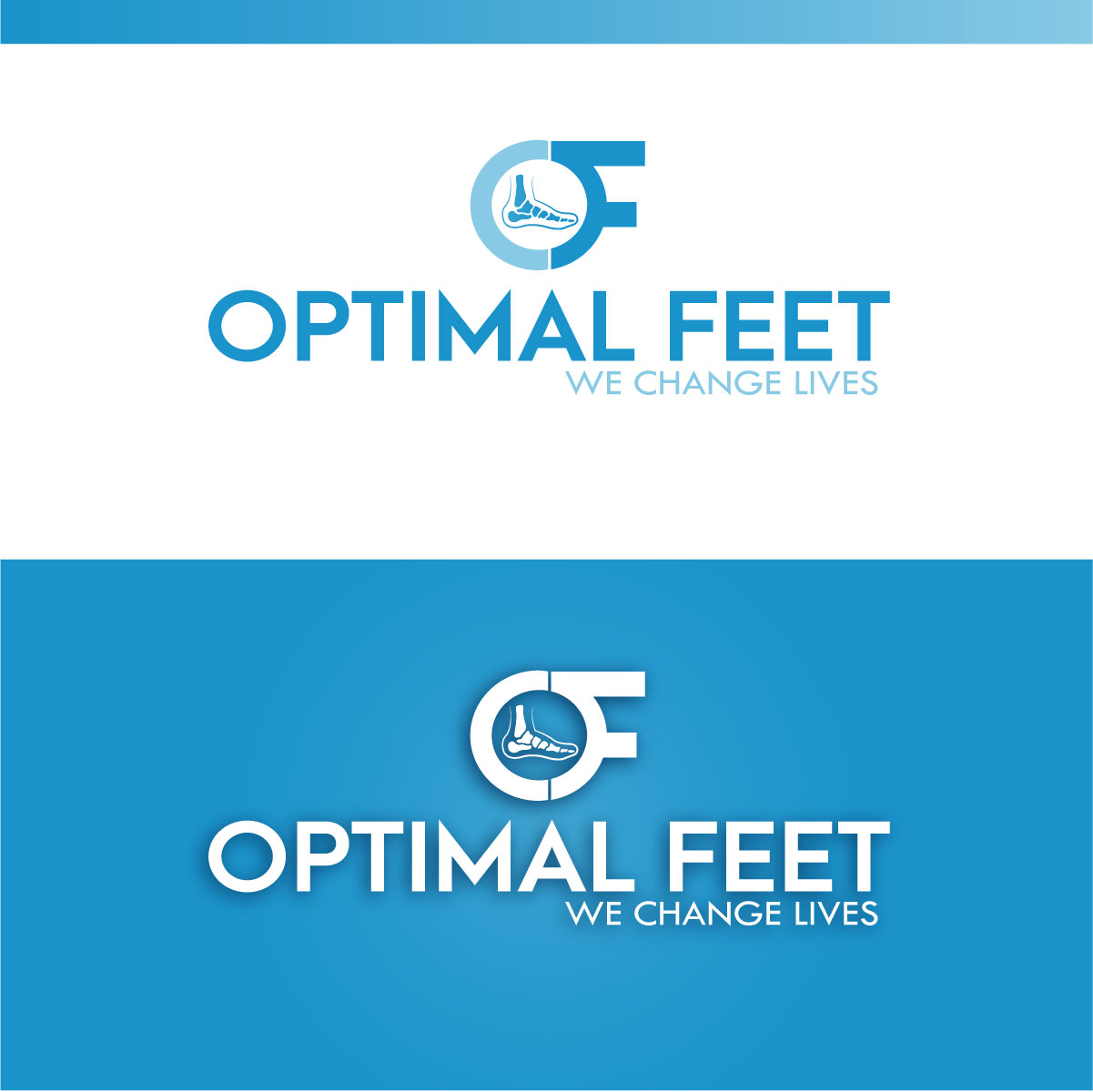 Logo Design by EnriqueF for Optimal Feet, LLC | Design #25407833