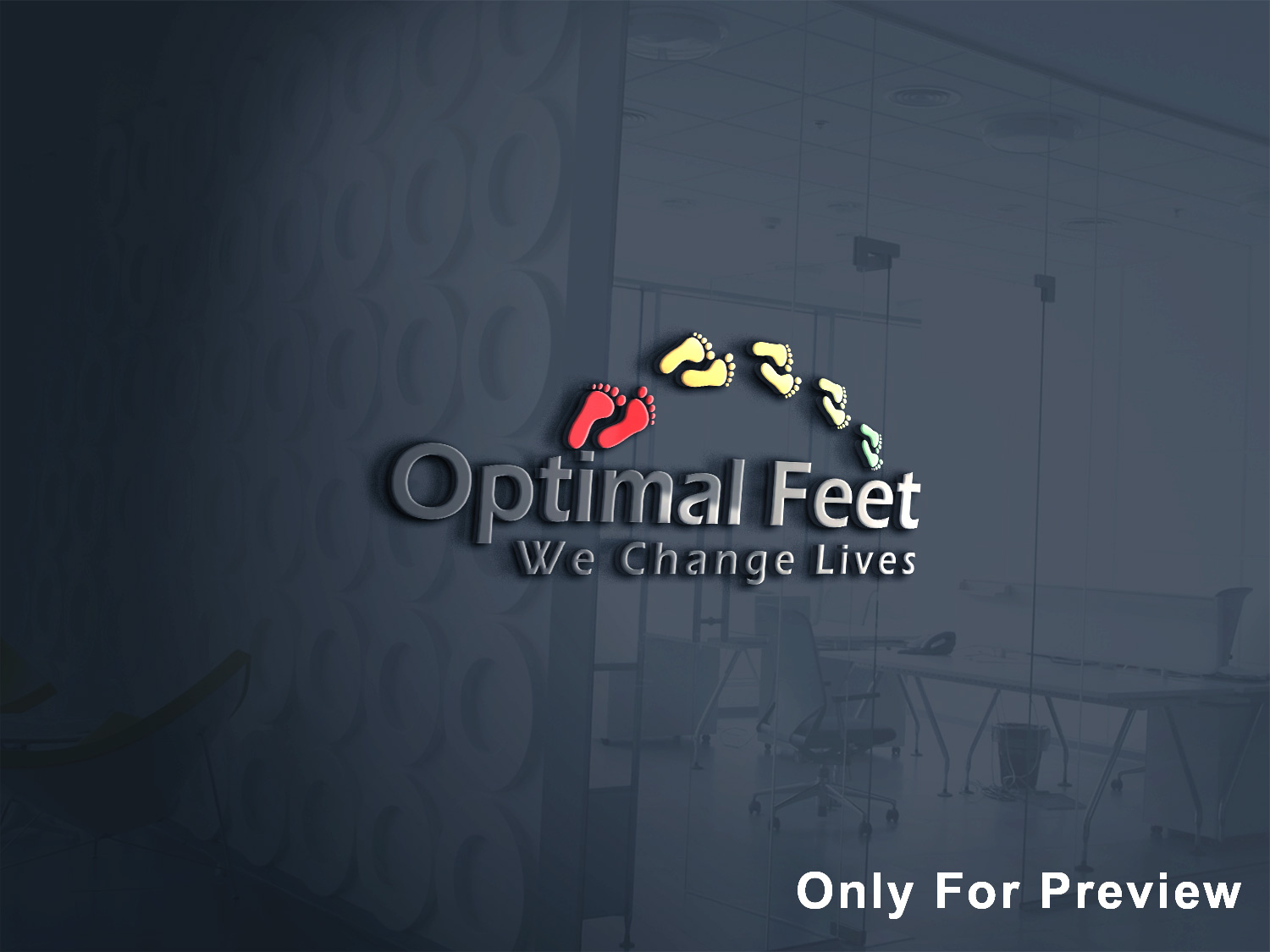 Logo Design by Deziners Zone for Optimal Feet, LLC | Design #25283541